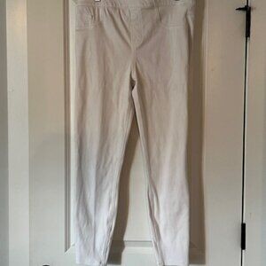 White Spanx Ankle Skinny Jeans